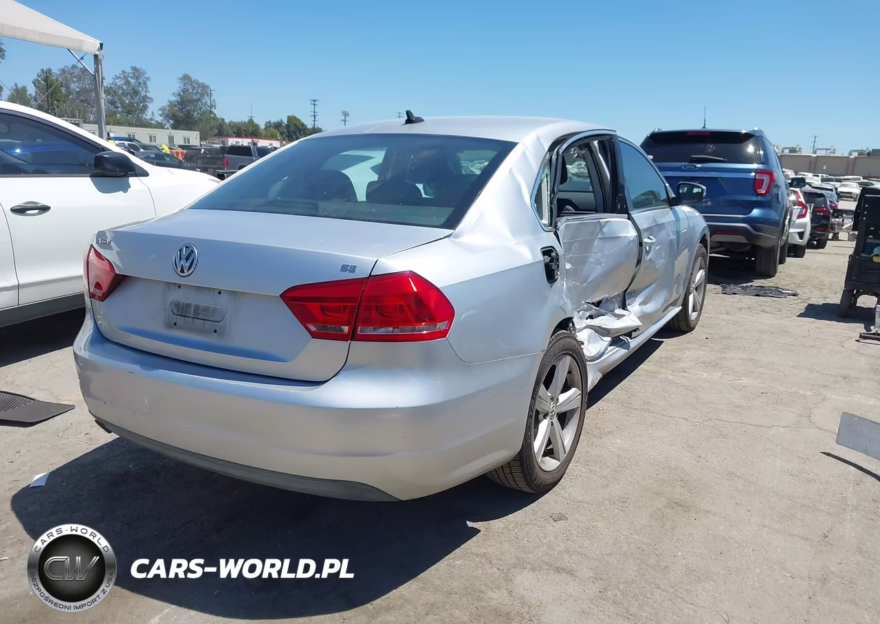 2013 Volkswagen Passat 2.5L Se VIN:1VWBH7A31DC066996 - 4