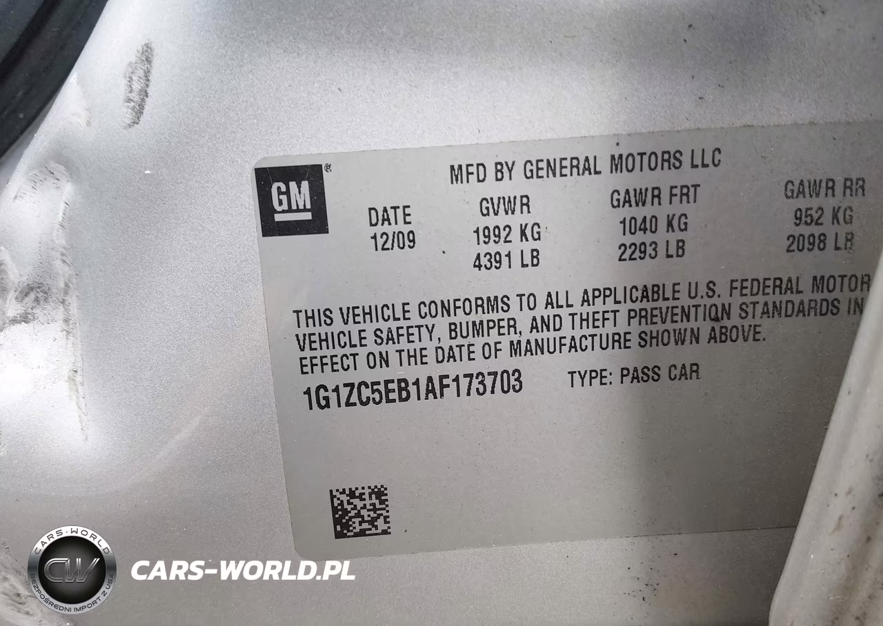 2010 Chevrolet Malibu Lt VIN:1G1ZC5EB1AF173703 - 9