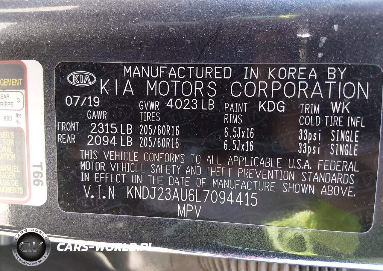 2020 Kia Soul Lx VIN:KNDJ23AU6L7094415 - 9