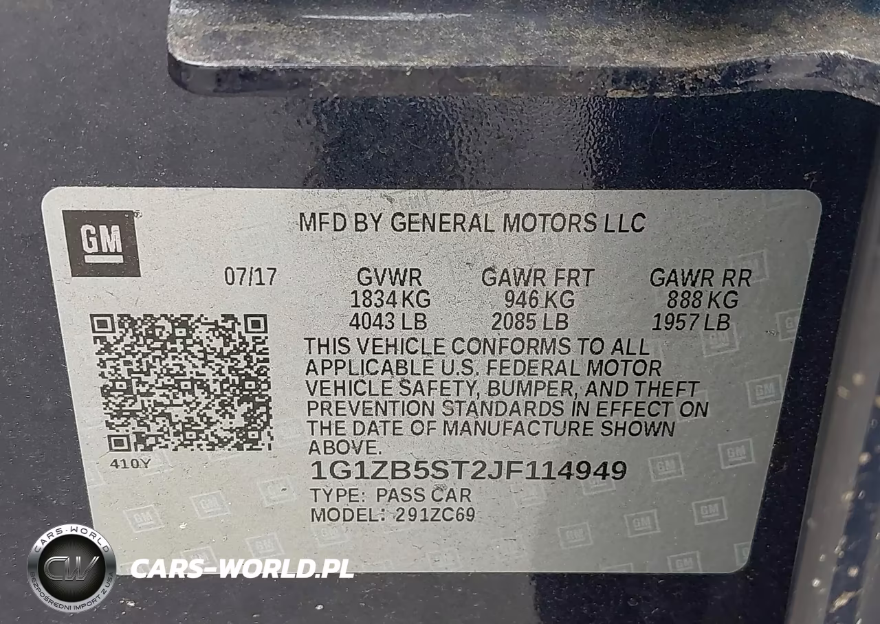 2018 Chevrolet Malibu 1Ls VIN:1G1ZB5ST2JF114949 - 9