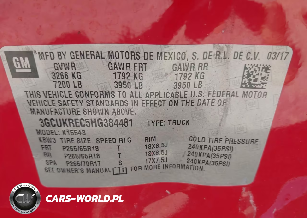 2017 Chevrolet Silverado 1500 Lt VIN:3GCUKREC5HG384481 - 9