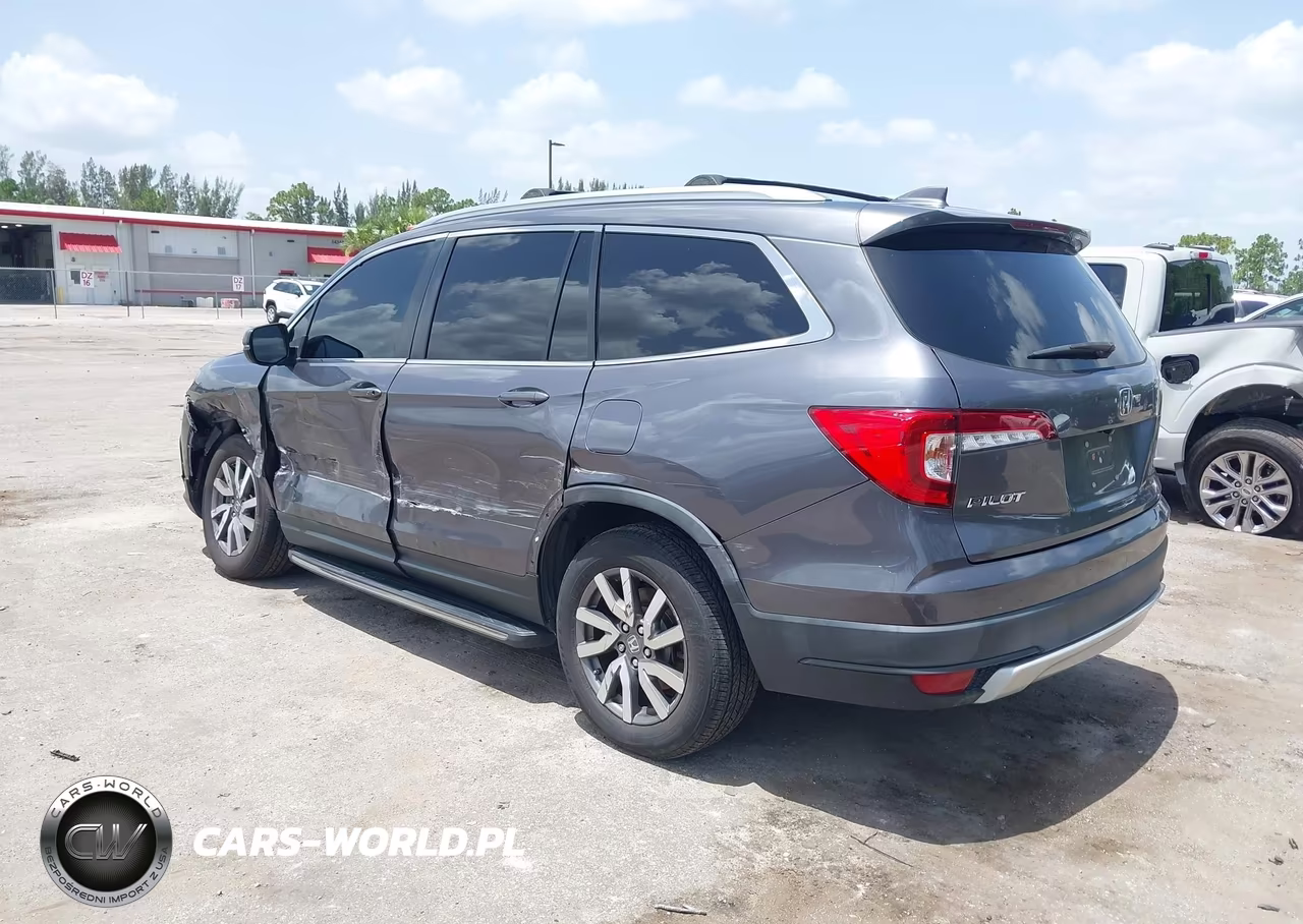 2020 Honda Pilot Awd Ex-L VIN:5FNYF6H52LB033477 - 3