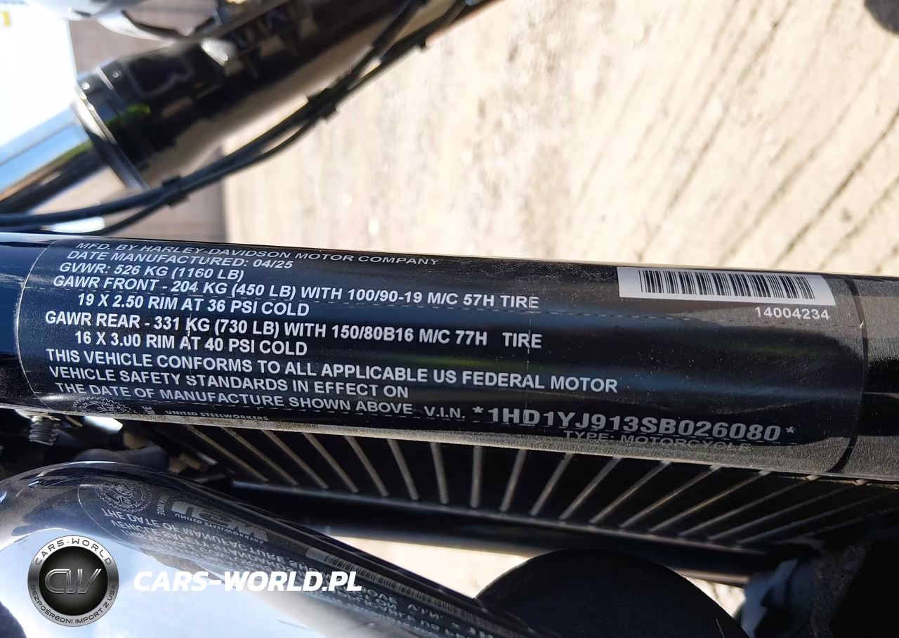 2025 Harley-Davidson Fxbb VIN:1HD1YJ913SB026080 - 10