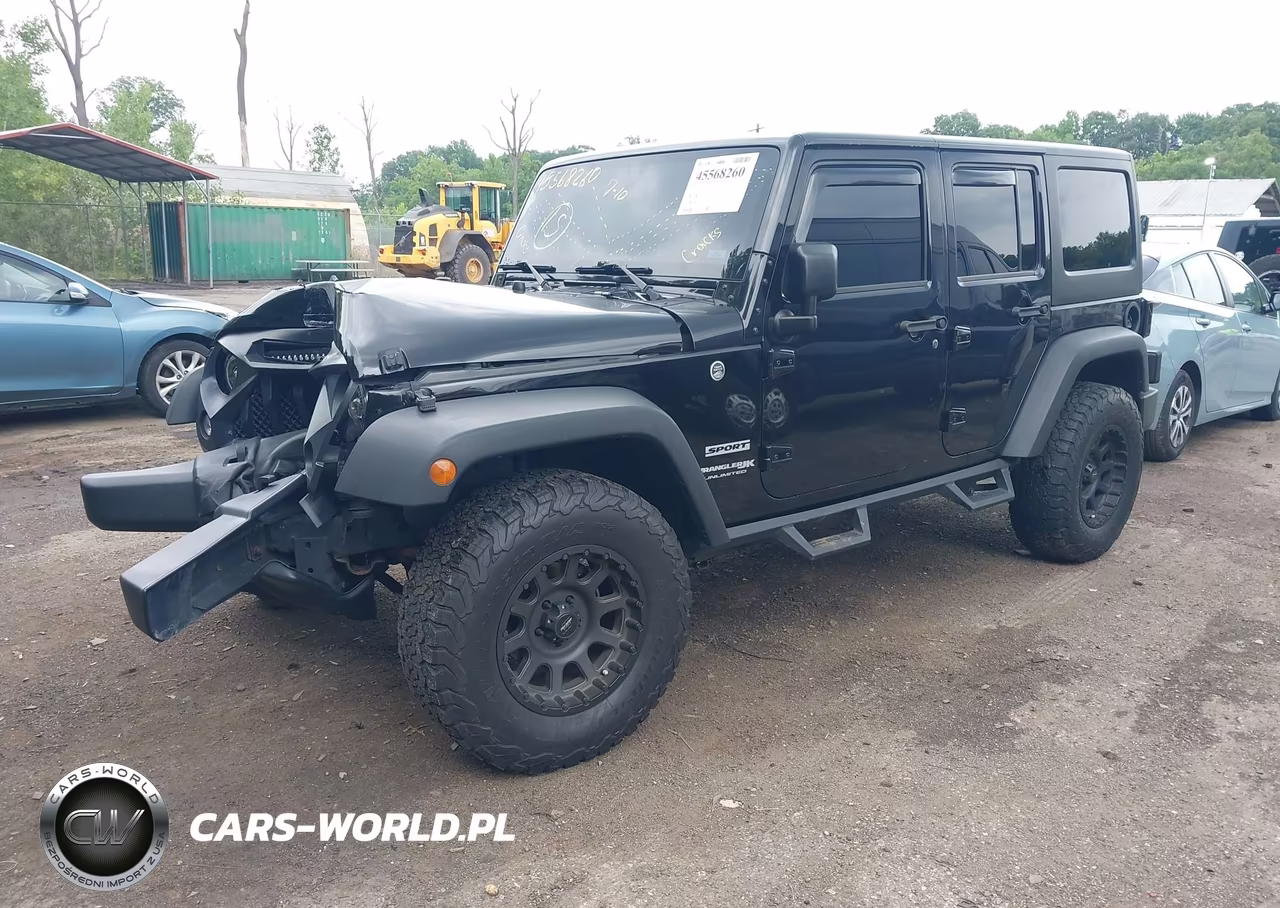 2018 Jeep Wrangler Jk Unlimited Sport S 4X4 VIN:1C4BJWDG6JL878807 - 2
