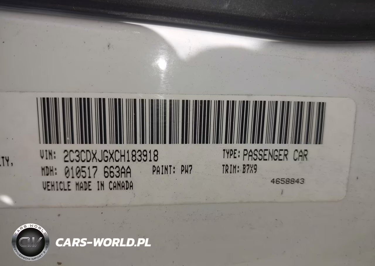 2012 Dodge Charger Sxt VIN:2C3CDXJGXCH183918 - 12