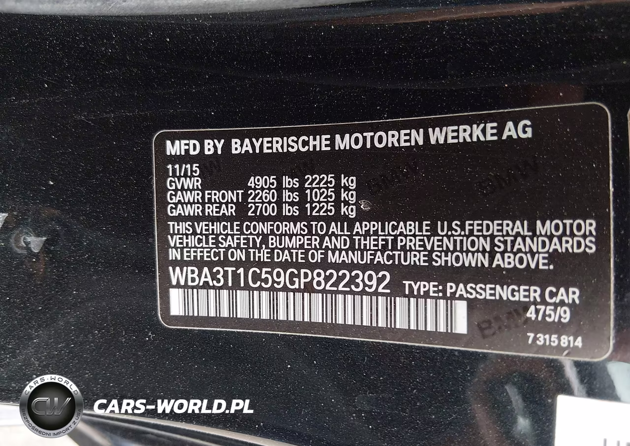 2016 BMW 428I xDrive VIN:WBA3T1C59GP822392 - 9