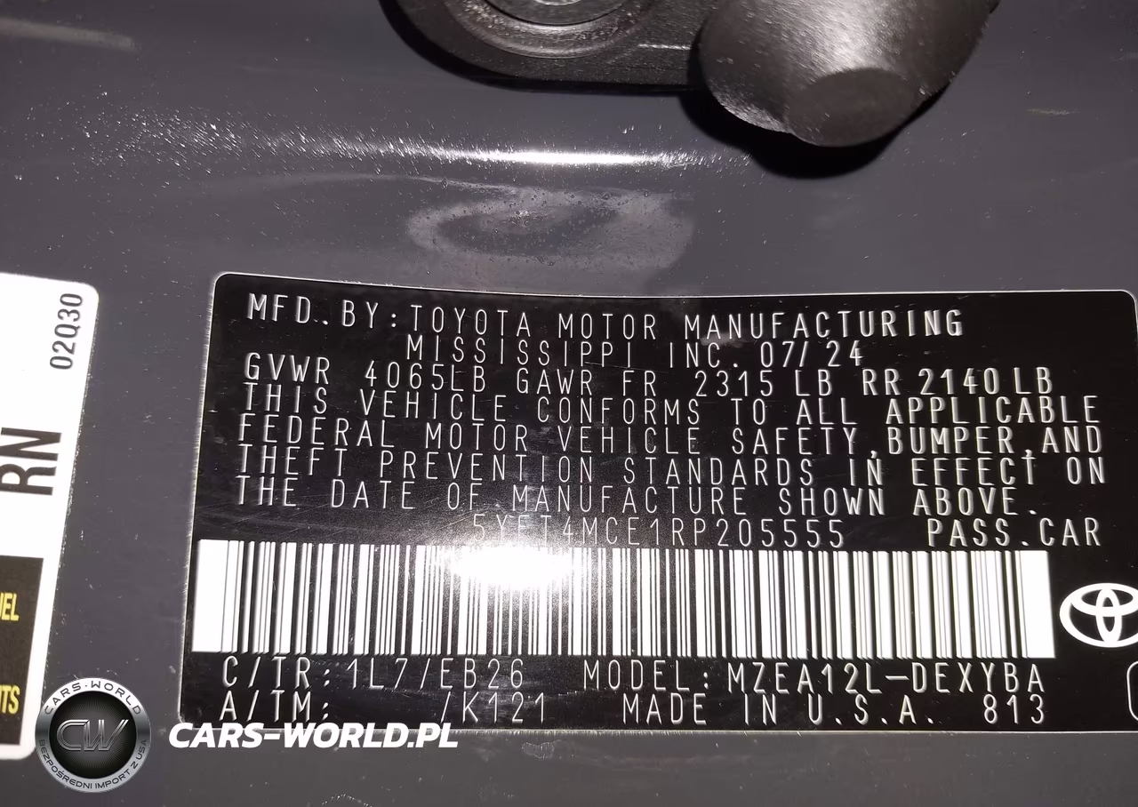 2024 Toyota Corolla Xse VIN:5YFT4MCE1RP205555 - 9