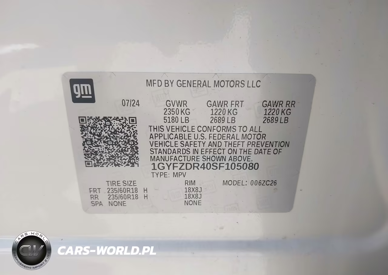 2025 Cadillac Xt4 Awd Premium Luxury VIN:1GYFZDR40SF105080 - 9