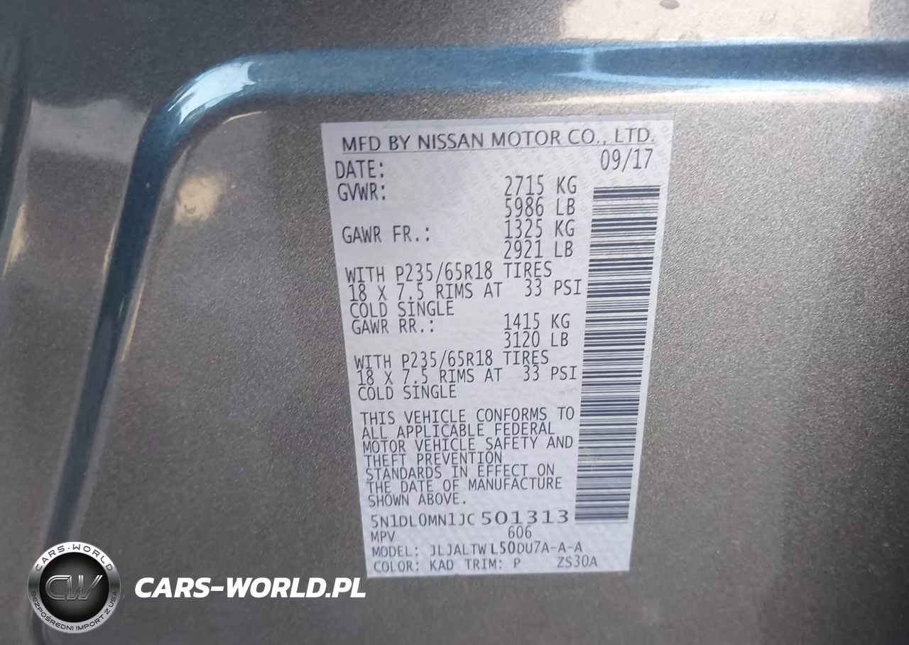 2018 Infiniti Qx60 VIN:5N1DL0MN1JC501313 - 9