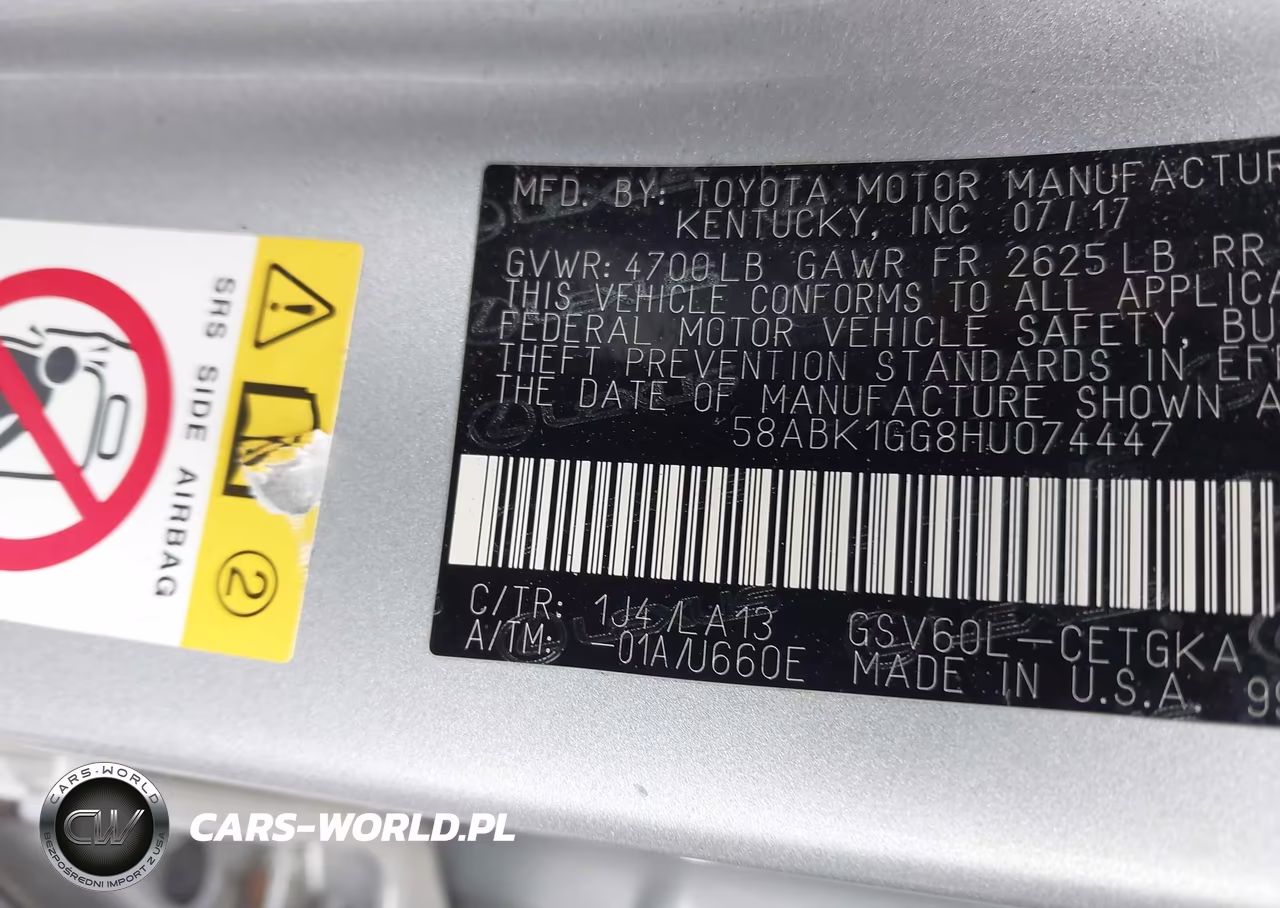 2017 Lexus Es 350 VIN:58ABK1GG8HU074447 - 9