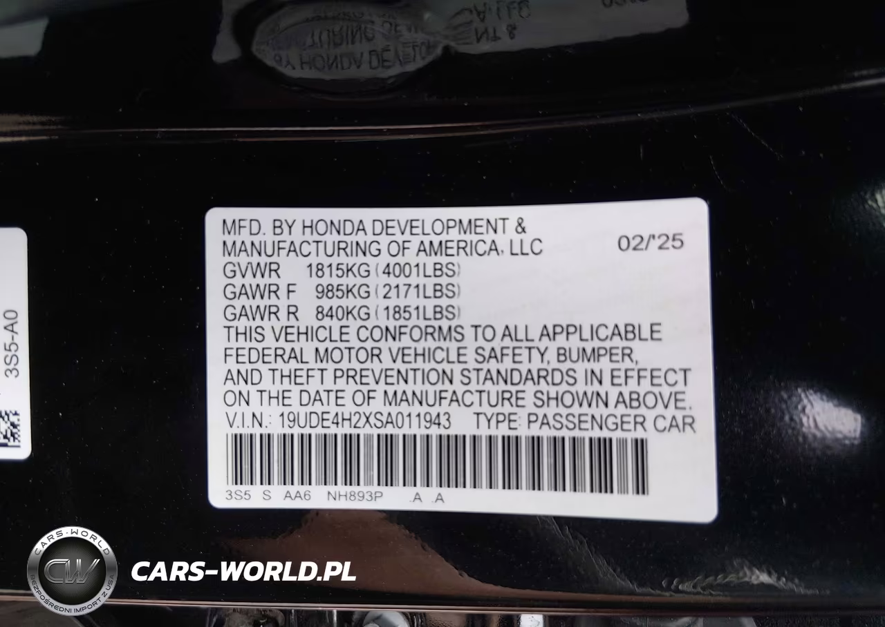2025 Acura Integra VIN:19UDE4H2XSA011943 - 9
