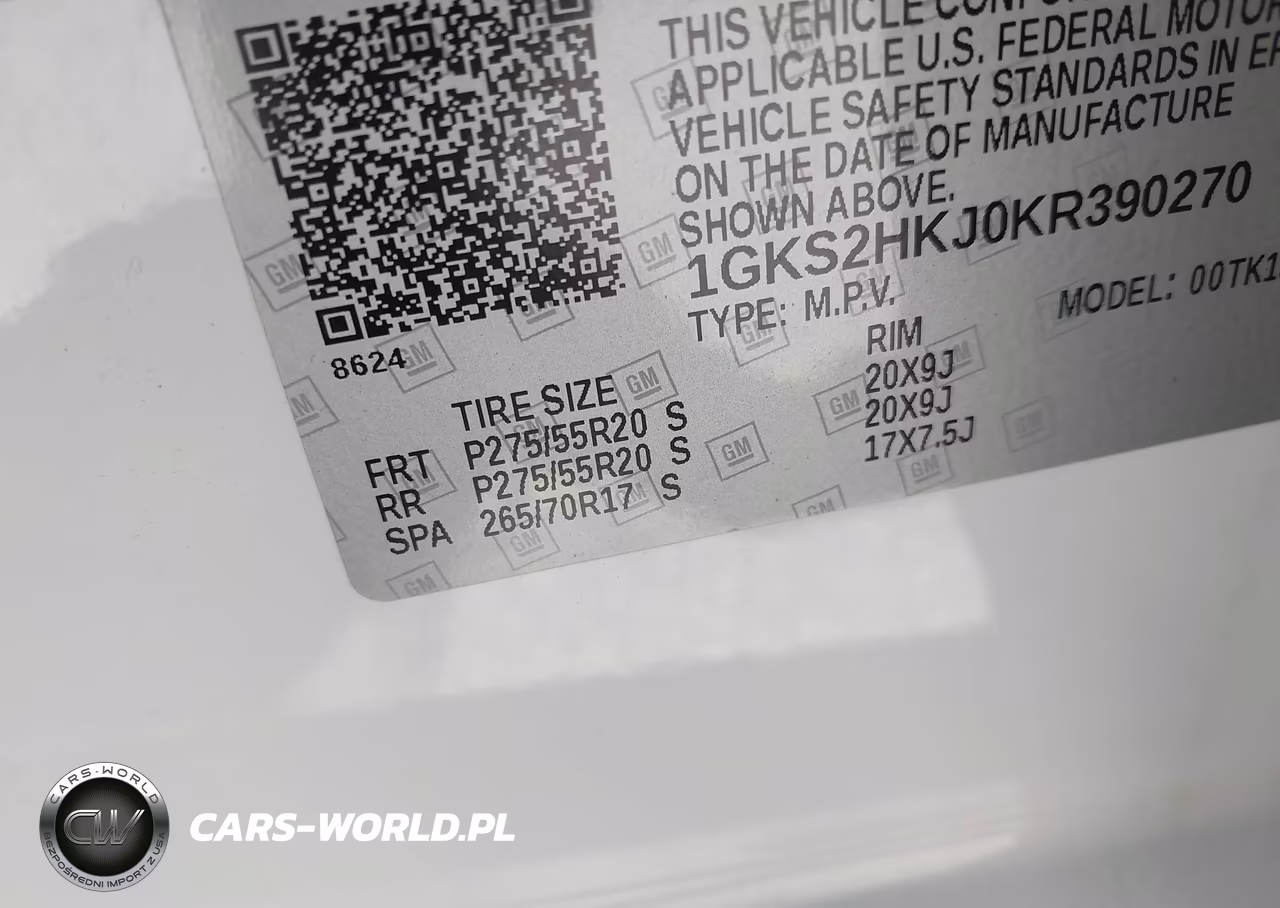 2019 GMC Yukon Xl Denali VIN:1GKS2HKJ0KR390270 - 9