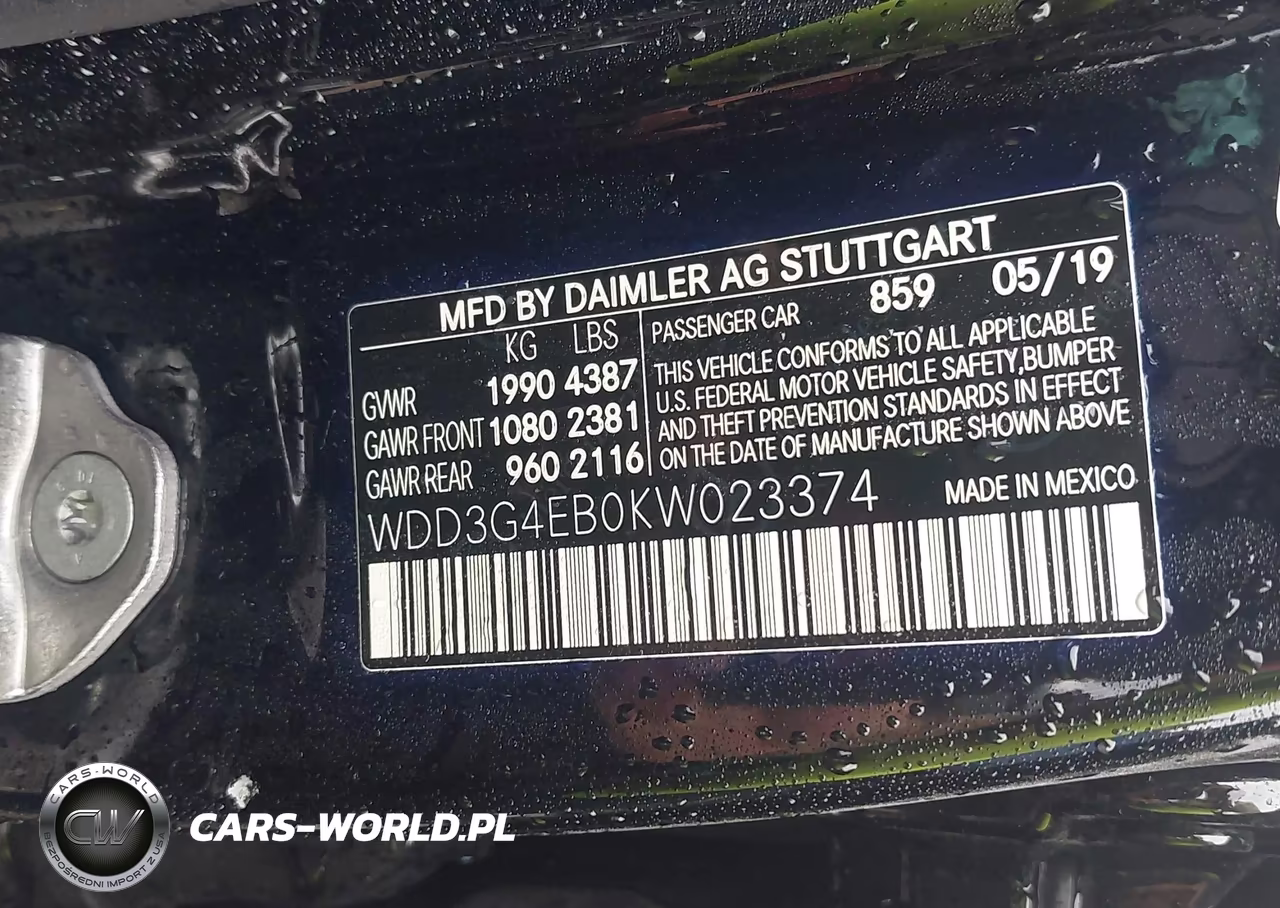 2019 Mercedes-Benz A 220 VIN:WDD3G4EB0KW023374 - 9