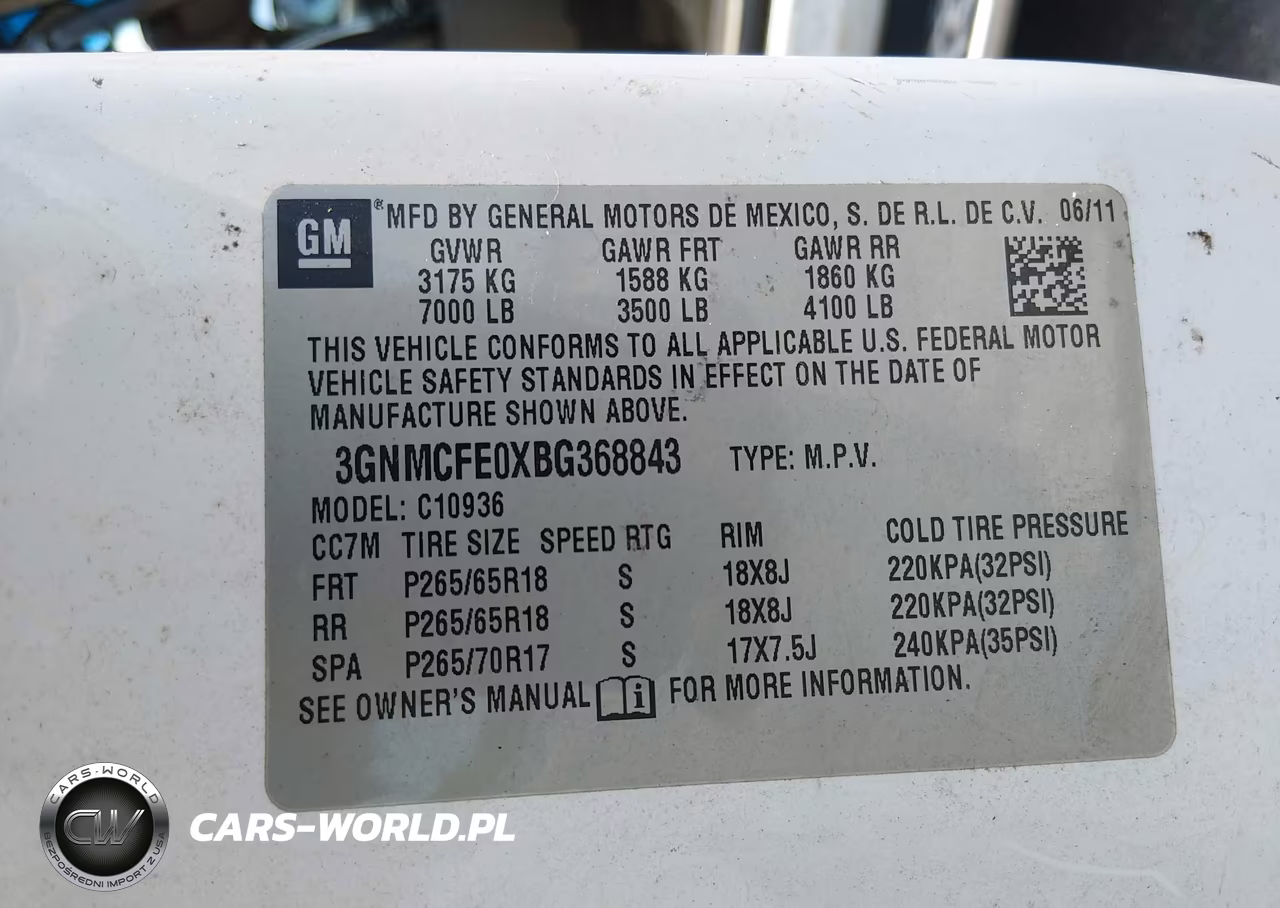 2011 Chevrolet Avalanche 1500 Lt1 VIN:3GNMCFE0XBG368843 - 9