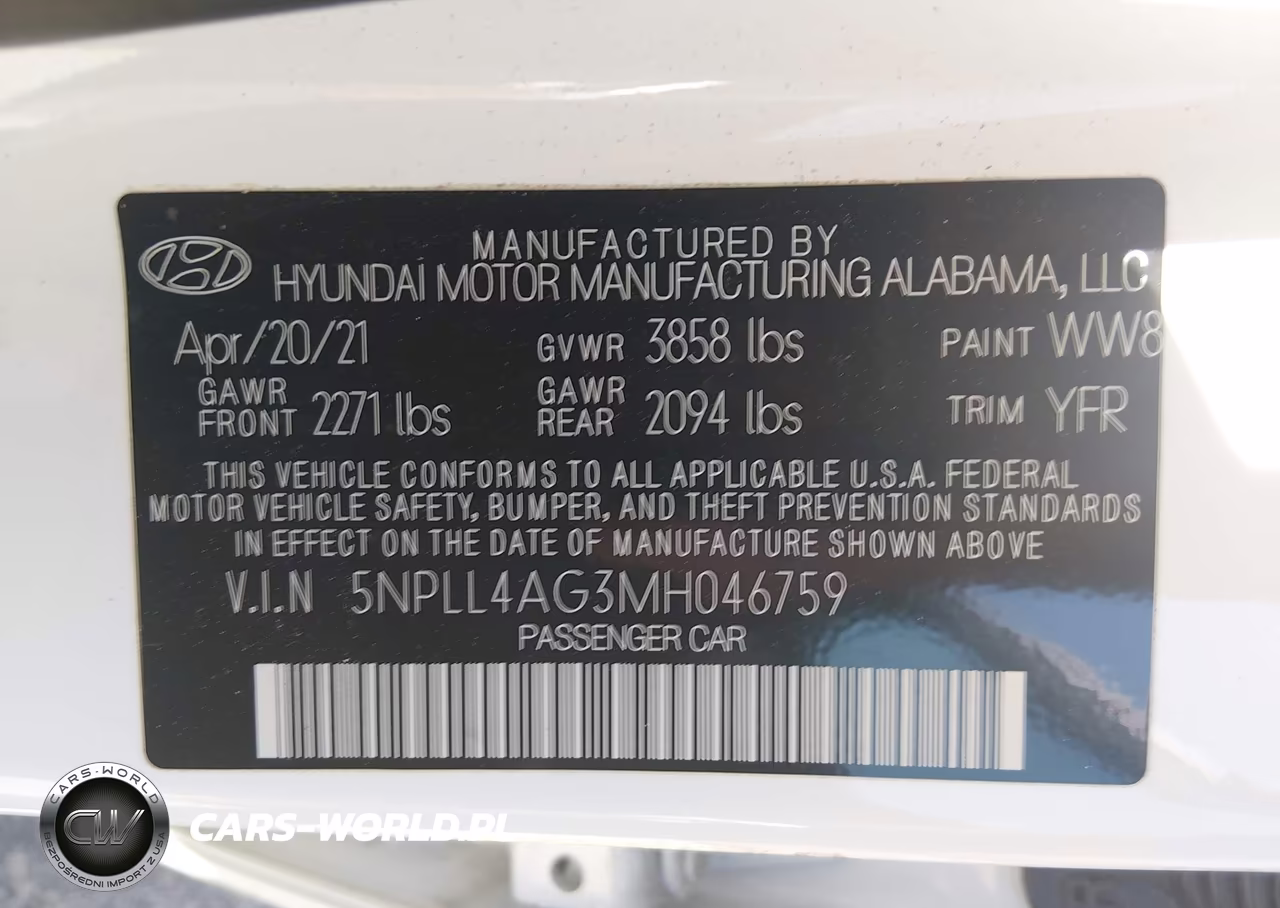 2021 Hyundai Elantra Se VIN:5NPLL4AG3MH046759 - 9