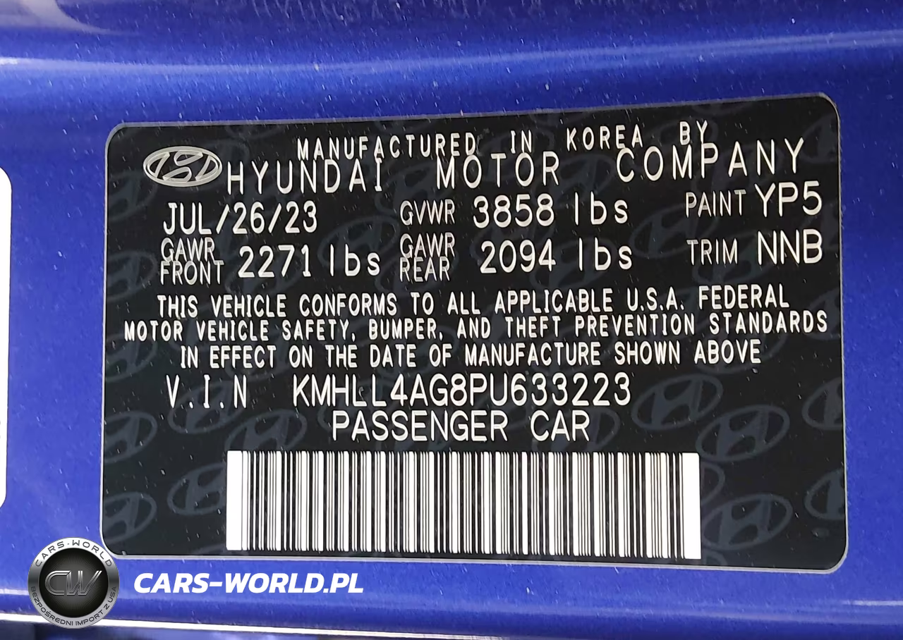 2023 Hyundai Elantra Se VIN:KMHLL4AG8PU633223 - 9