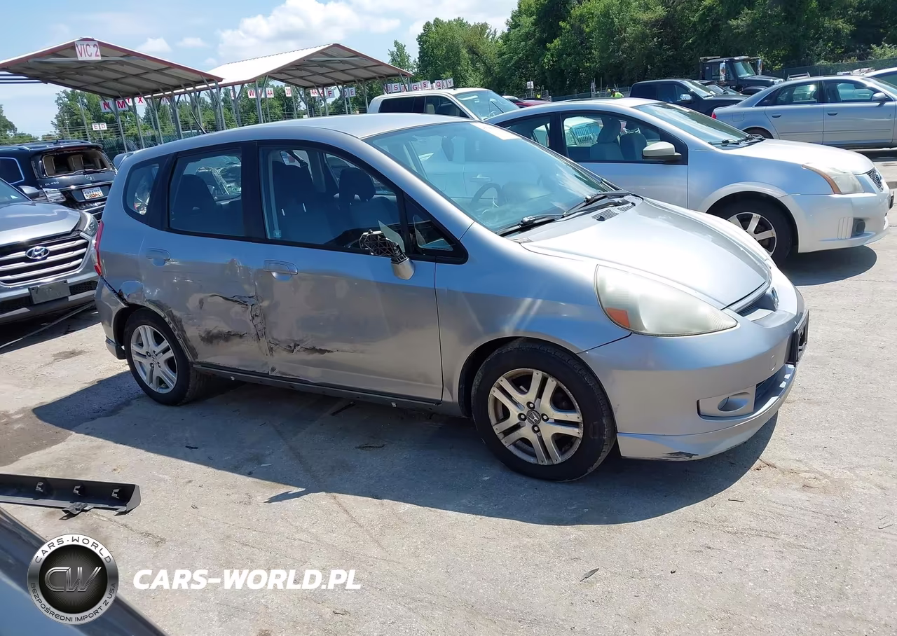 2007 Honda Fit Sport VIN:JHMGD38647S042794 - 6