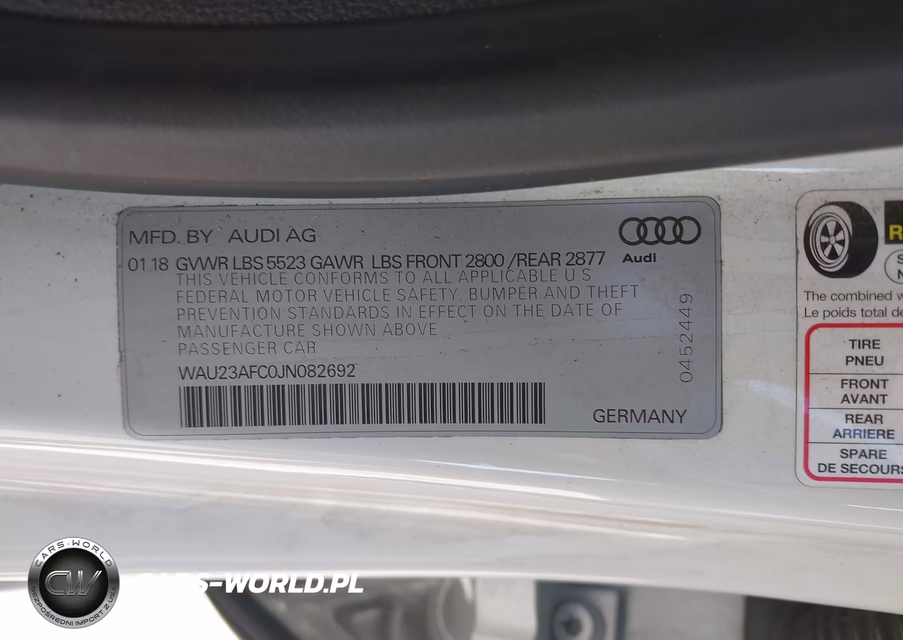 2018 Audi A7 3.0T Premium Plus VIN:WAU23AFC0JN082692 - 9