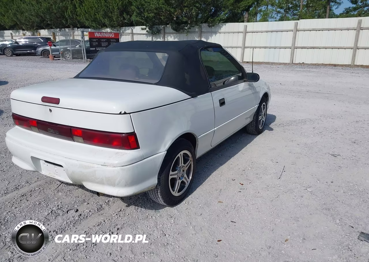 1993 Geo Metro Lsi Sprint Cl VIN:JG1MR3367PK204133 - 4