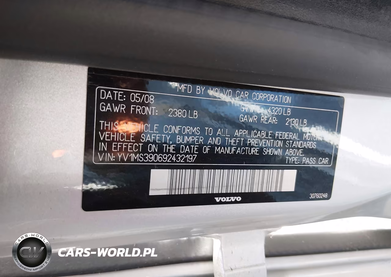 2009 Volvo S40 2.4I VIN:YV1MS390692432197 - 9