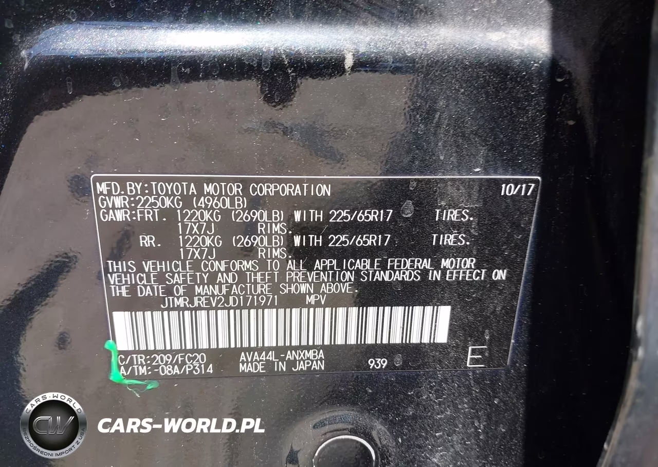 2018 Toyota Rav4 Hybrid Xle VIN:JTMRJREV2JD171971 - 9