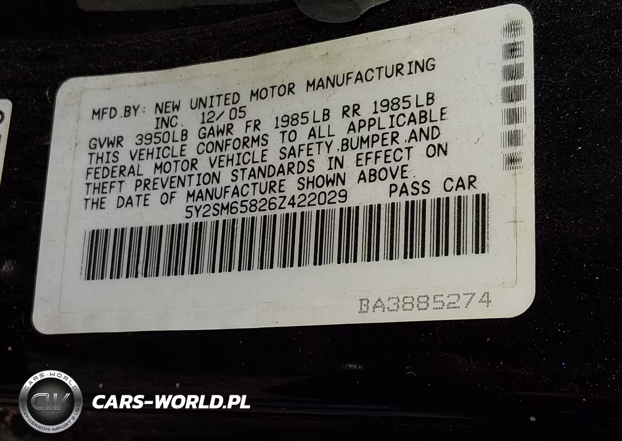 2006 Pontiac Vibe VIN:5Y2SM65826Z422029 - 9