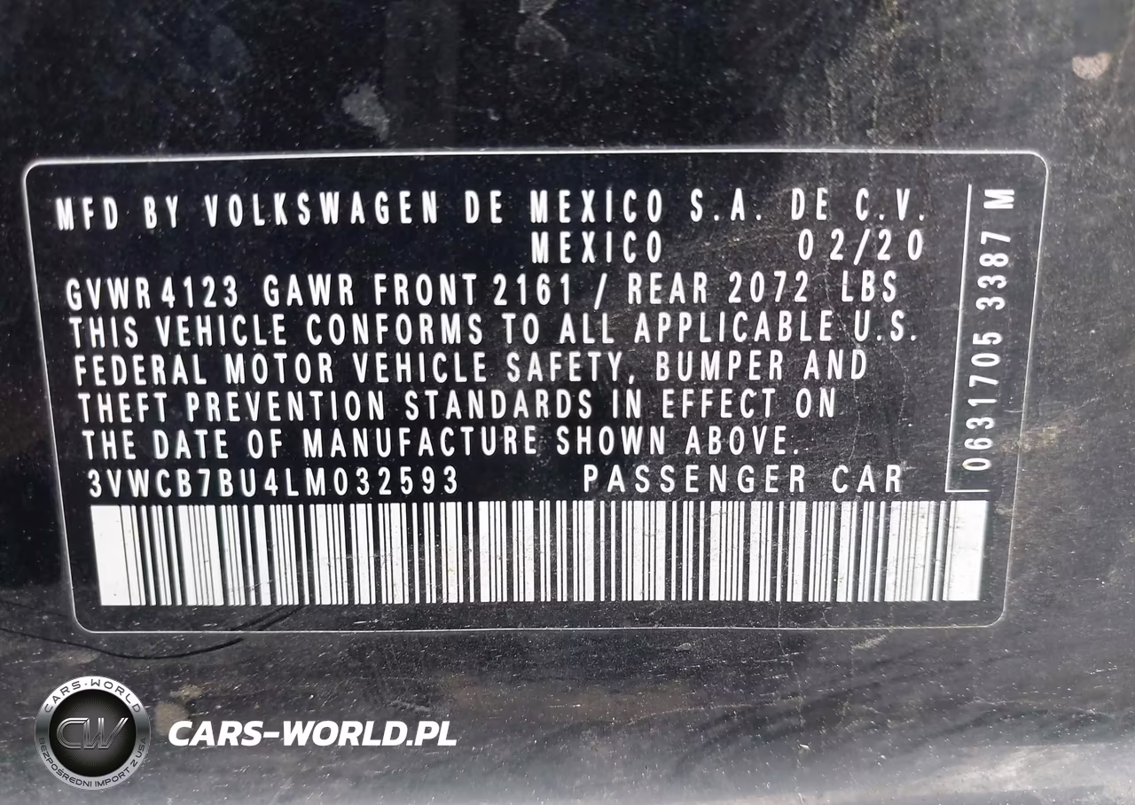 2020 Volkswagen Jetta 1.4T R-Line-1.4T S-1.4T Se VIN:3VWCB7BU4LM032593 - 9