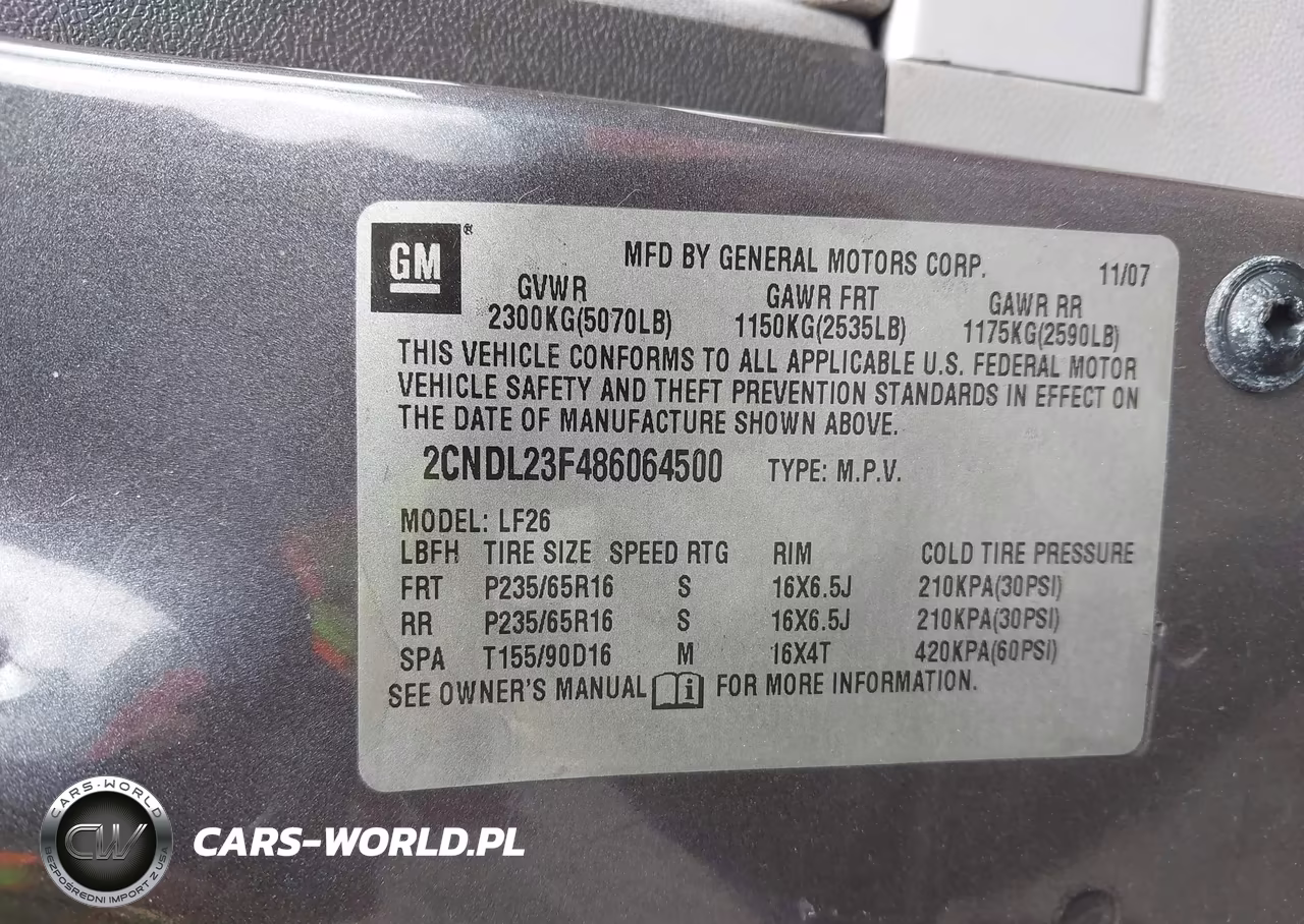 2008 Chevrolet Equinox Ls VIN:2CNDL23F486064500 - 9