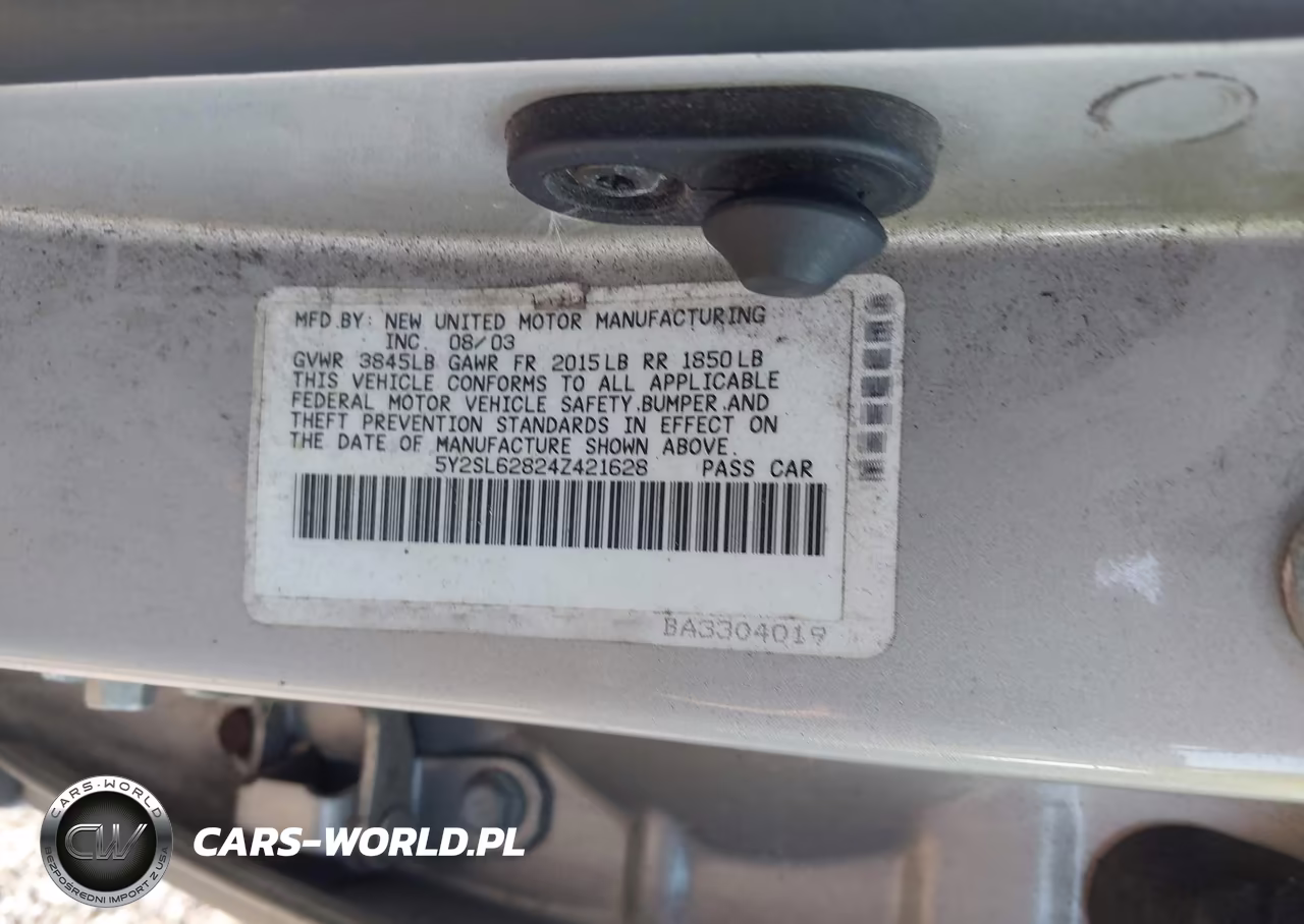 2004 Pontiac Vibe VIN:5Y2SL62824Z421628 - 9