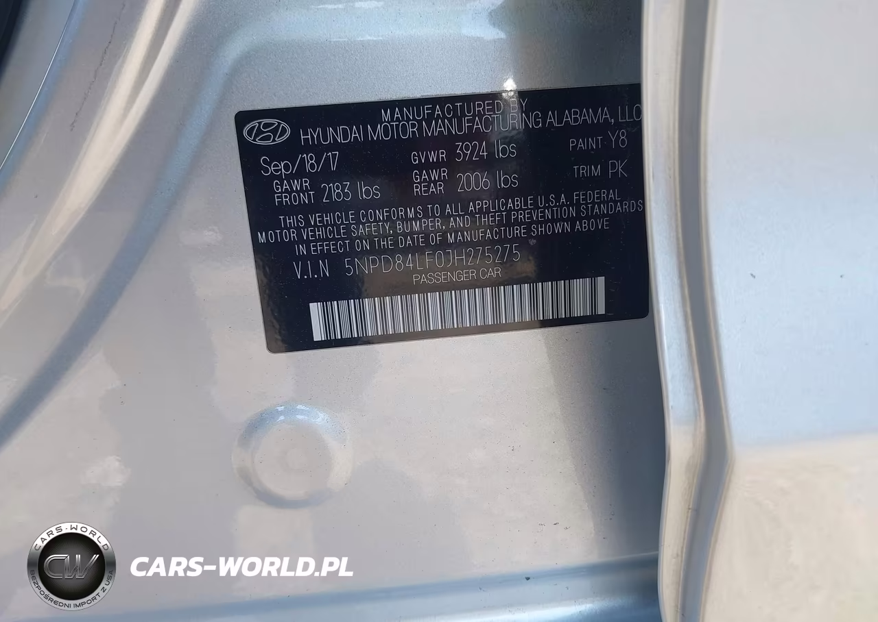 2018 Hyundai Elantra Sel VIN:5NPD84LF0JH275275 - 9