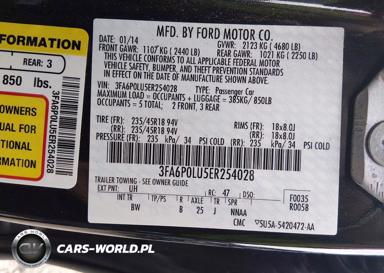 2014 Ford Fusion Hybrid Se VIN:3FA6P0LU5ER254028 - 9