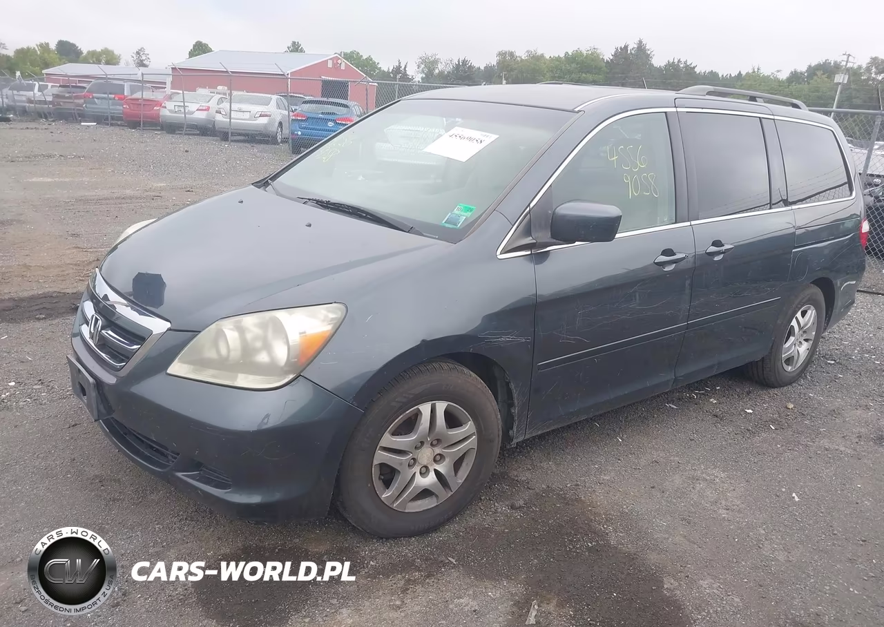 2005 Honda Odyssey Ex VIN:5FNRL38405B032074 - 2