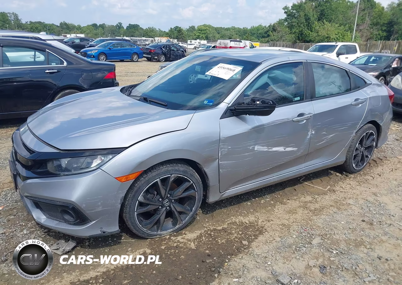 2019 Honda Civic Sport VIN:2HGFC2F86KH537417 - 2