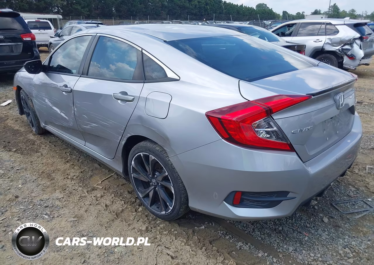 2019 Honda Civic Sport VIN:2HGFC2F86KH537417 - 3