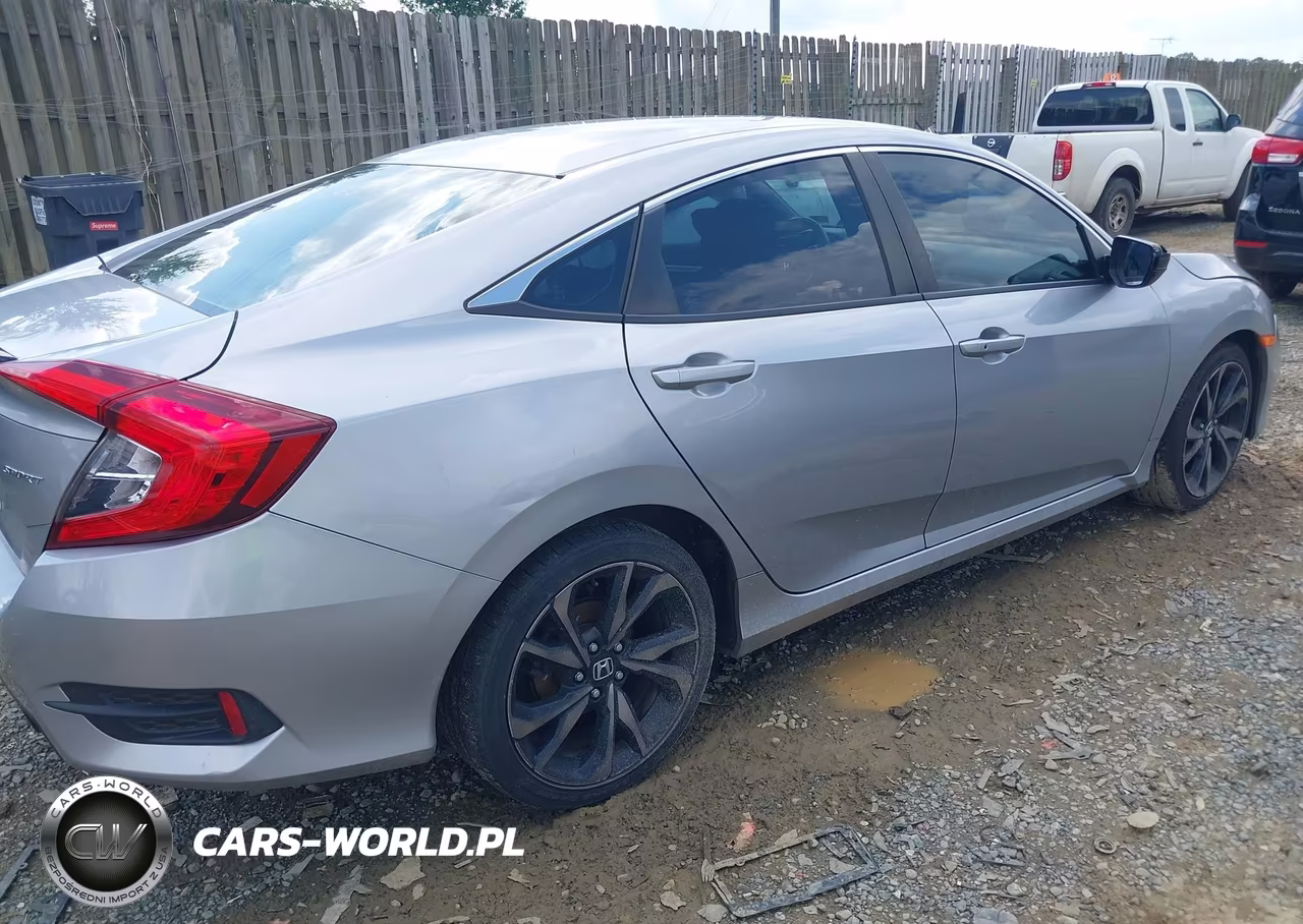 2019 Honda Civic Sport VIN:2HGFC2F86KH537417 - 4