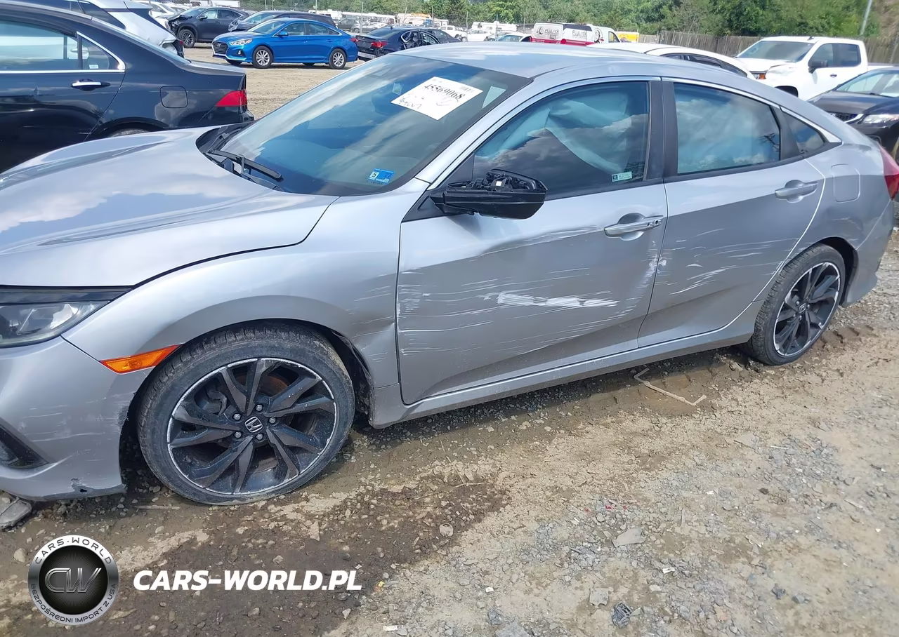 2019 Honda Civic Sport VIN:2HGFC2F86KH537417 - 6
