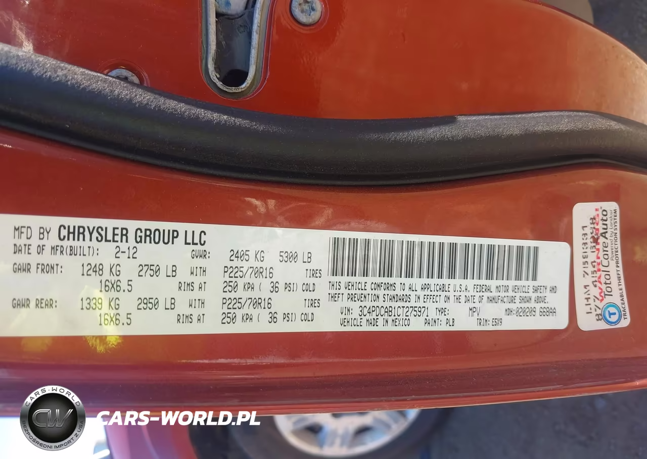 2012 Dodge Journey Se-Avp VIN:3C4PDCAB1CT275971 - 9