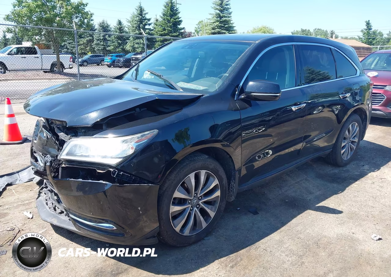 2015 Acura Mdx Technology Package VIN:5FRYD4H49FB022013 - 2