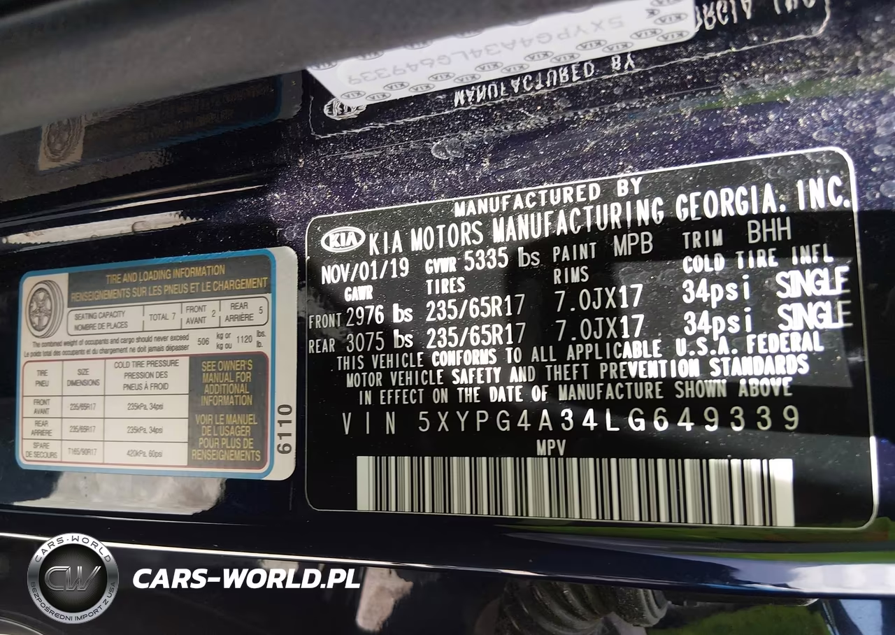 2020 Kia Sorento 2.4L Lx VIN:5XYPG4A34LG649339 - 9