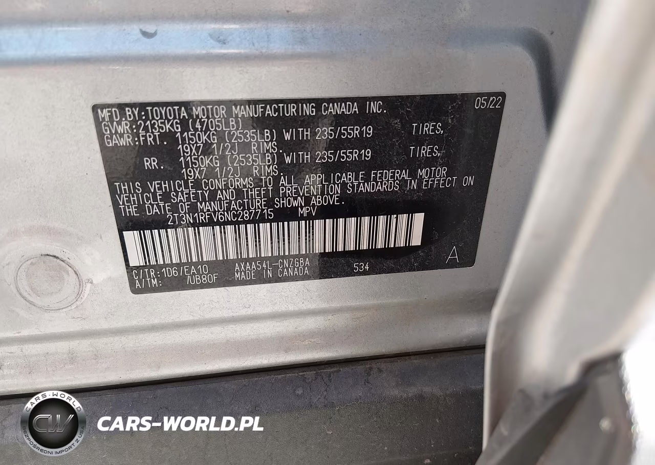 2022 Toyota Rav4 Limited VIN:2T3N1RFV6NC287715 - 9