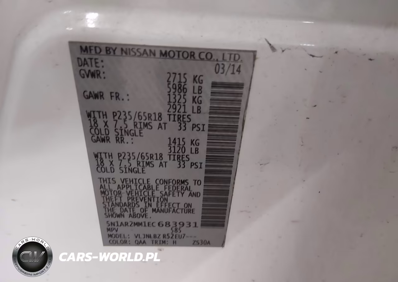 2014 Nissan Pathfinder S VIN:5N1AR2MM1EC683931 - 9