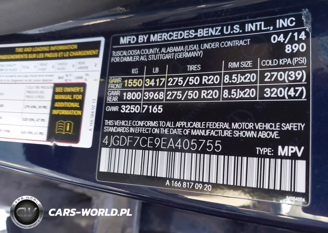 2014 Mercedes-Benz Gl 450 4Matic VIN:4JGDF7CE9EA405755 - 9