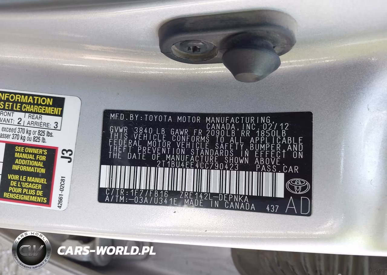 2012 Toyota Corolla Le VIN:2T1BU4EE4CC790423 - 9