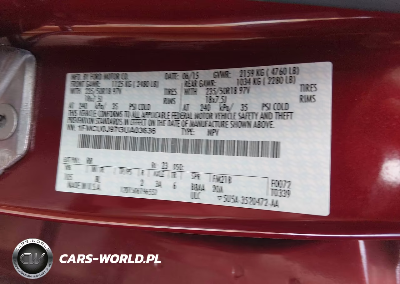 2016 Ford Escape Titanium VIN:1FMCU0J97GUA03636 - 9