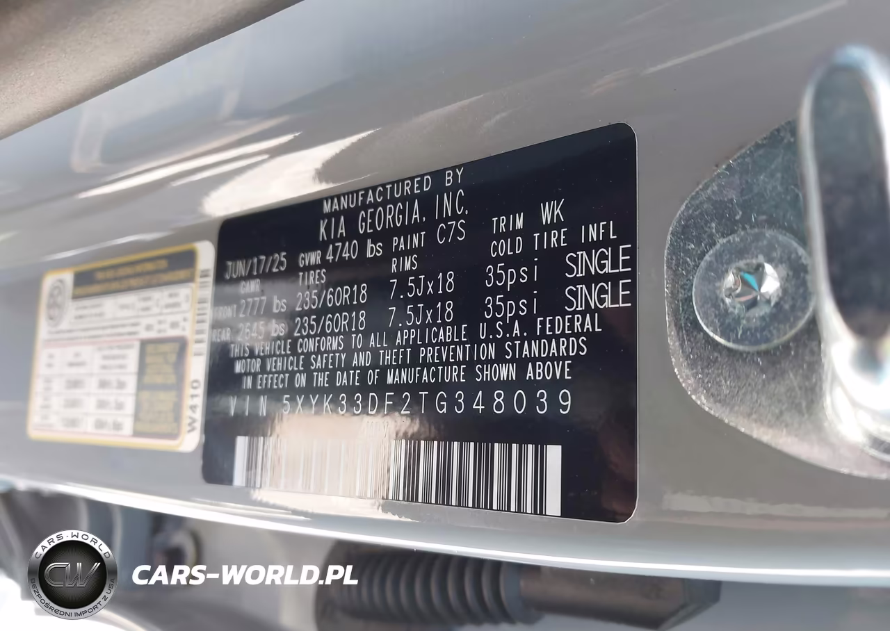 2026 Kia Sportage Ex VIN:5XYK33DF2TG348039 - 9