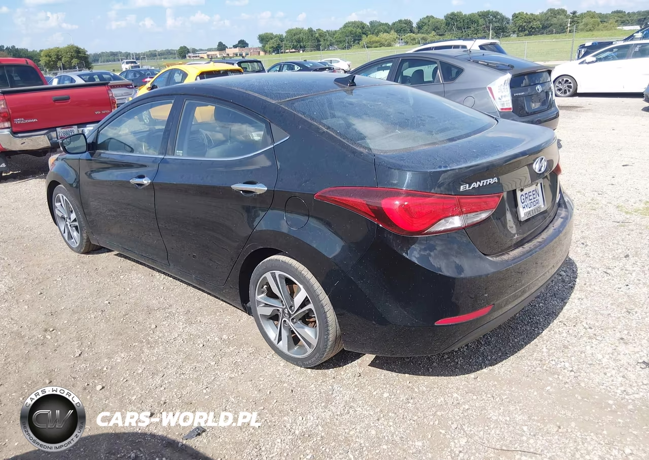 2014 Hyundai Elantra Limited VIN:KMHDH4AE5EU046138 - 3