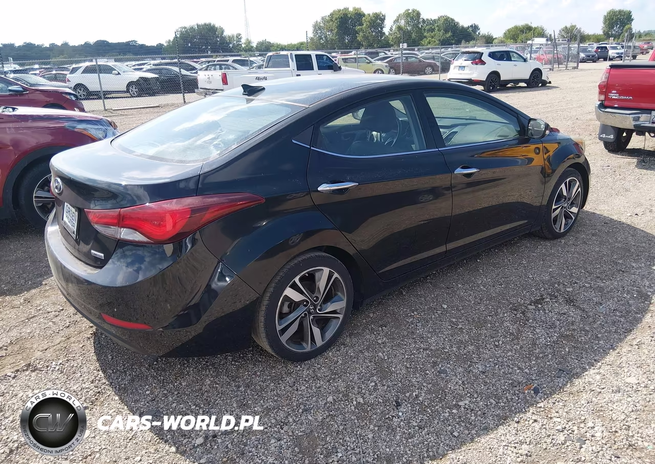 2014 Hyundai Elantra Limited VIN:KMHDH4AE5EU046138 - 4