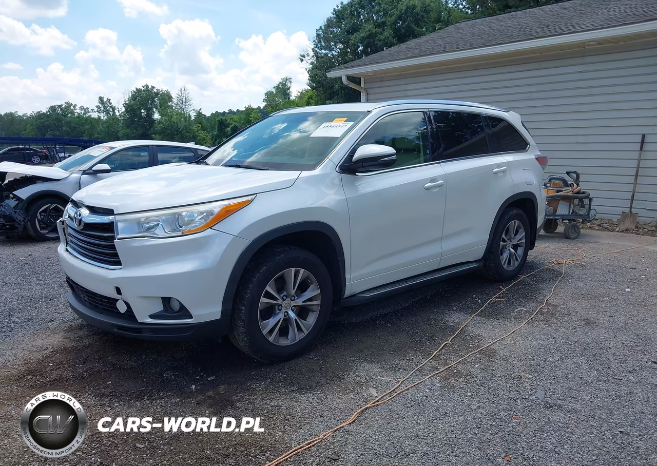 2014 Toyota Highlander Xle V6 VIN:5TDJKRFH2ES038978 - 2