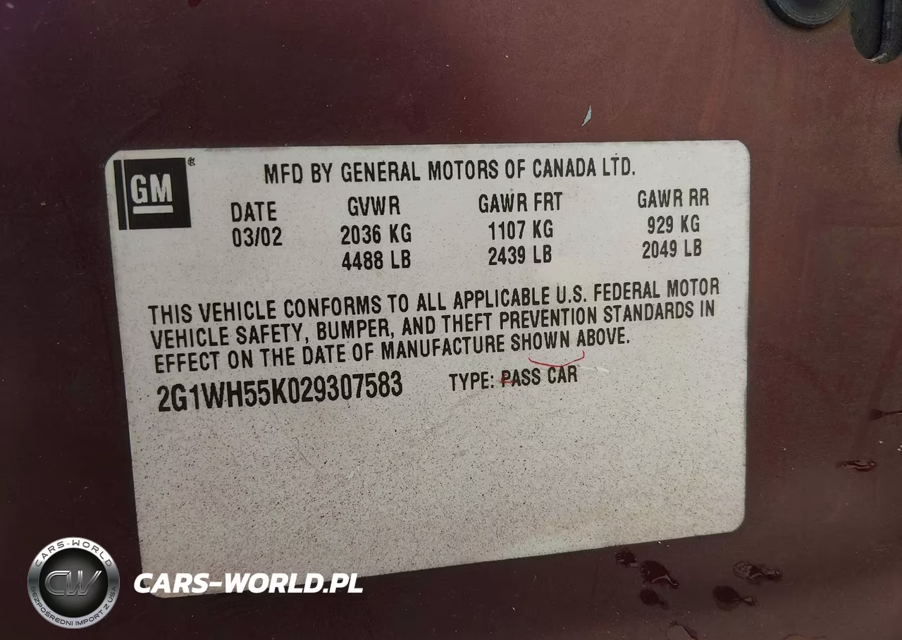 2002 Chevrolet Impala Ls VIN:2G1WH55K029307583 - 9