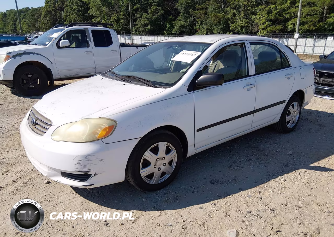 2004 Toyota Corolla Ce VIN:2T1BR32E54C287582 - 2